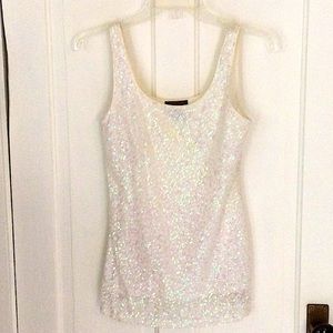 Sequin tank top